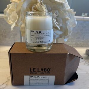 Le Labo Santal 26 Candle - Cream and Brown